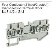 UJ5-4/2x2-U Four Conductor Disconnection Terminal Block