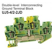 UJ5-4.2-2JD Double-Level Interconnecting Ground Terminal Block