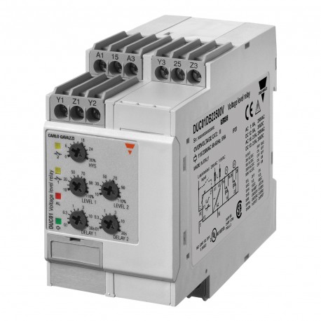 DUC01 1-Phase True RMS AC/DC Over & Under Voltage Monitoring Relay