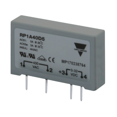 RP1A/RP1B 1-Phase PCB Mount Solid State Relay