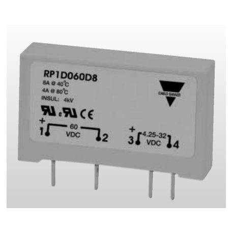 RP1D 1-Phase DC Solid State Relay for PCB Mounting