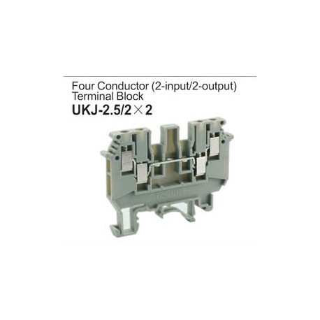 UKJ-2.5/2X2 Four Conductor Terminal Block