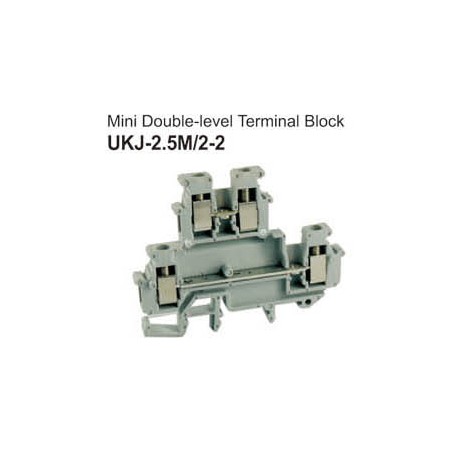 UKJ-2.5M/2-2 Mini Double-Level Terminal Block