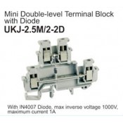 UKJ2.5M/2-2D Mini Double-Level Terminal Block (Diode)