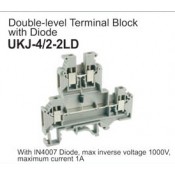 UKJ-4/2-2LD Double-Level Terminal Block (Diode)