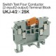 UKJ-4/2x2SK Switch Test Four Conductor Terminal Block