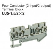 UJ5-1.5/2x2 Four Conductor Terminal Block