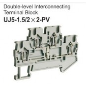 UJ5-1.5/2x2-PV Double-Level Interconnecting Terminal Block