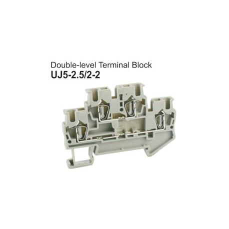UJ5-2.5/2-2 Double-Level Terminal Block