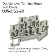 UJ5-2.5/2-2D Double-Level Terminal Block (Diode)