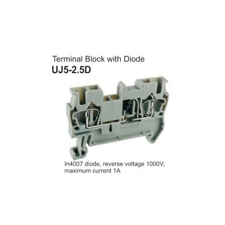 UJ5-2.5D Terminal Block (Diode)